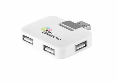 USB хаб 2.0 белый - 97318-106- Фото №3