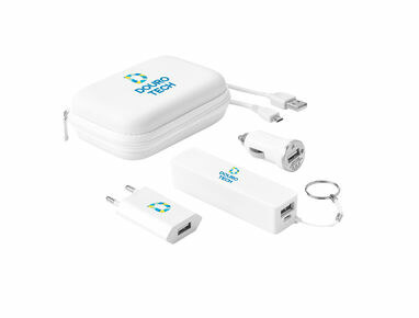 CHARGI. Набір з батареї і зарядних пристроїв USB білий - 97326-106- Фото №2