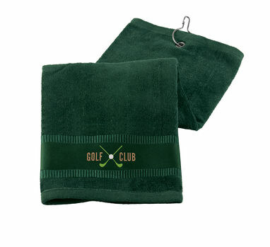 GOLFI. Бавовняний рушник для гольфу темно-зелений - 99964-129- Фото №2
