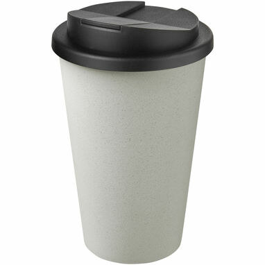 Кружка Americano Eco сплошной черный, белый - 21042503- Фото №1