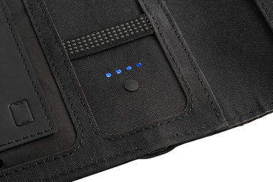 EMERGE A5 FOLDER. Органайзер А5 з вбудованою зарядкою чорний - 93581-103- Фото №6