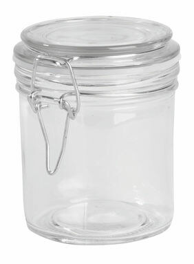 Скляна банка для зберігання продуктів CLICKY, об'єм бл. 280 ml прозорий - 56-0306045- Фото №1