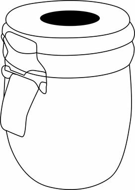 Стеклянная банка для хранения продуктов CLICKY, объем ок. 750 ml прозрачный - 56-0306047- Фото №2
