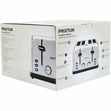 Тостер Prixton Bianca білий - 1PA14701- Фото №2 Тостер Prixton Bianca білий - 1PA14701- Фото №2