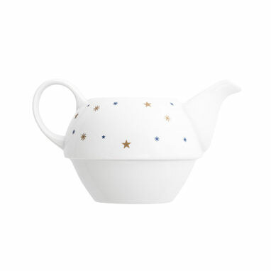 CHAMOMILE. Порцеляновий чайний сервіз білий - 94954-106- Фото №2