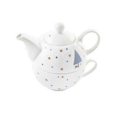 CHAMOMILE. Порцеляновий чайний сервіз білий - 94954-106- Фото №6