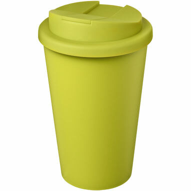 Кружка с герметичной крышкой Americano® Eco из переработанного материала объемом 350 мл лайм - 21042509- Фото №1