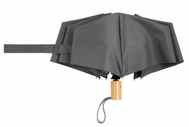 Автоматический ветрозащитный карманный зонт CALYPSO серый - 56-0101274- Фото №3