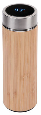 Термокружка BAMBOO TEMP коричневий, срібний - 56-0304573- Фото №2
