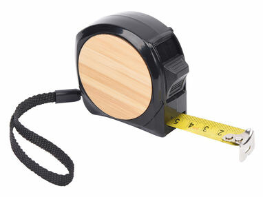 Рулетка BAMBOO MEASURE коричневий, чорний - 56-0403189- Фото №2