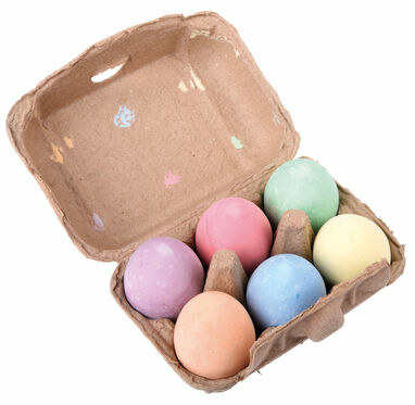 Набір кольорової крейди FUNNY EGGS різнокольоровий - 56-0504104- Фото №1