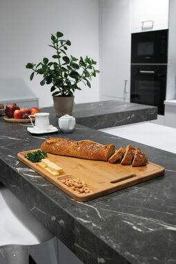 Велика обробна дошка BAMBOO SERVING коричневий - 58-8030459- Фото №6