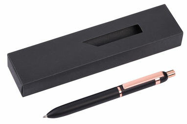 Металлическая шариковая ручка COPPER PEN черный, медь - 58-8110002- Фото №2