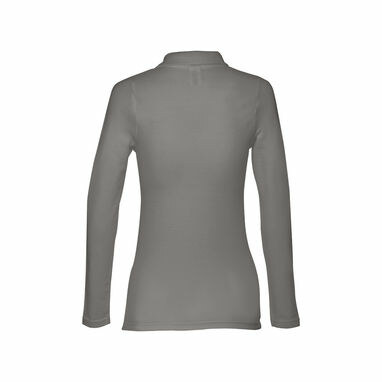 THC BERN WOMEN. Жіноче поло з довгими рукавами сірий  розмір XXL - 30145-113-XXL- Фото №2