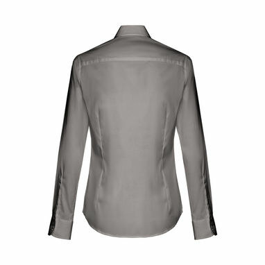 THC PARIS WOMEN. Жіноча сорочка popeline сірий  розмір XL - 30152-113-XL- Фото №2