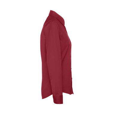 THC PARIS WOMEN. Жіноча сорочка popeline бордовий  розмір XL - 30152-115-XL- Фото №3
