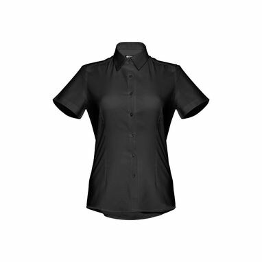 THC LONDON WOMEN Женская рубашка oxford черный  размер M - 30158-103-M- Фото №1