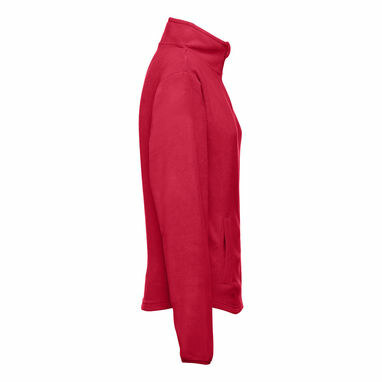 THC HELSINKI WOMEN Женская флисовая куртка с молнией красный  размер L - 30165-105-L- Фото №3