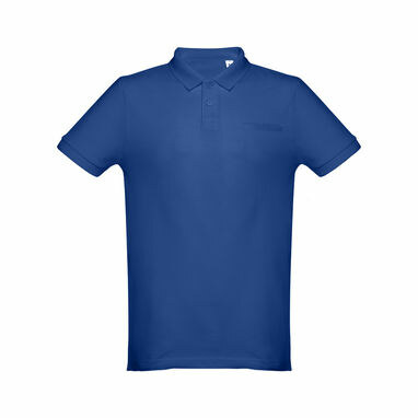 THC DHAKA. Чоловіче поло королівський синій  розмір XXL - 30208-114-XXL- Фото №1