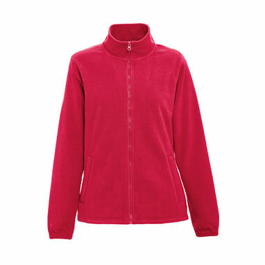 THC GAMA WOMEN. Жіноча флісовакуртка зі змійкою червоний  розмір M - 30259-105-M- Фото №1