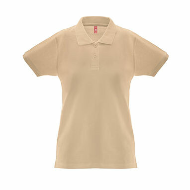 THC MONACO WOMEN. Жіноче поло світло-коричневий  розмір M - 30262-111-M- Фото №1