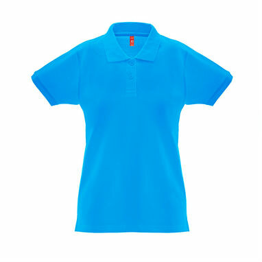 THC MONACO WOMEN. Жіноче поло аква-блакитний  розмір L - 30262-154-L- Фото №1