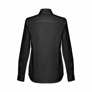 THC TOKYO WOMEN. Оксфордська сорочка для жінок чорний  розмір XXL - 30154-103-XXL- Фото №2