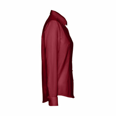 THC TOKYO WOMEN. Оксфордська сорочка для жінок бордовий  розмір L - 30154-115-L- Фото №3