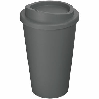 Термокружка из переработанного пластика Americano Eco емкостью 350 мл серый - 21042282- Фото №1