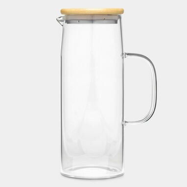 Скляний графин BAMBOO PITCHER коричневий - 56-0304499- Фото №3