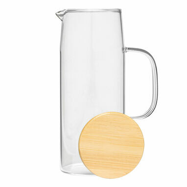 Скляний графин BAMBOO PITCHER коричневий - 56-0304499- Фото №5