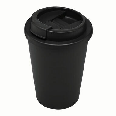 Чашка с двойными стенками RE-USE черный - 56-0304620- Фото №1