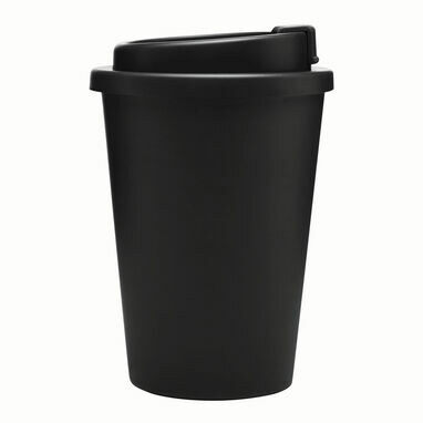 Чашка с двойными стенками RE-USE черный - 56-0304620- Фото №3
