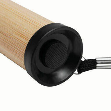 Світлодіодний ліхтар BAMBOO SHINE чорний, коричневий - 56-0403170- Фото №4