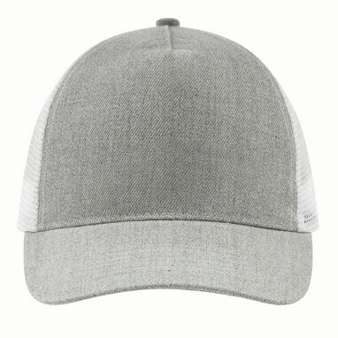 Бейсболка із 5 панелями CASUAL FIT сірий, білий - 56-0701812- Фото №3