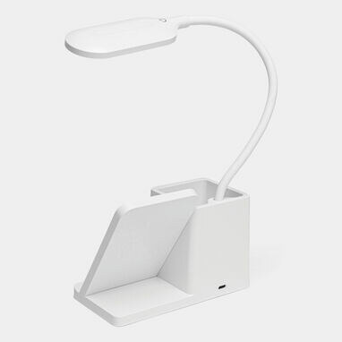 Настільна лампа із зарядною станцією LIGHT & CHARGE білий - 56-1107379- Фото №4 Настільна лампа із зарядною станцією LIGHT & CHARGE білий - 56-1107379- Фото №4