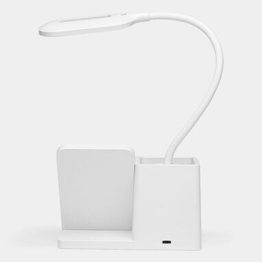 Настільна лампа із зарядною станцією LIGHT & CHARGE білий - 56-1107379- Фото №5 Настільна лампа із зарядною станцією LIGHT & CHARGE білий - 56-1107379- Фото №5