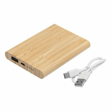 Powerbank BAMBOO EVOLUTION коричневий - 56-1107382- Фото №1