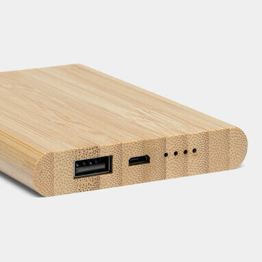 Powerbank BAMBOO EVOLUTION коричневий - 56-1107382- Фото №6