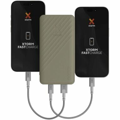 Xtorm XG210 Go2 портативний зарядний пристрій із швидкою зарядкою, 15 Вт, 10 000 мАг пісочний - 12441191- Фото №4