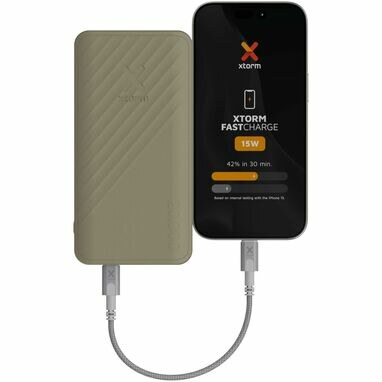 Xtorm XG220 Go2 портативное зарядное устройство с быстрой зарядкой, 15 Вт, 20 000 мАч песочный - 12441206- Фото №4