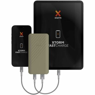 Xtorm XG220 Go2 портативное зарядное устройство с быстрой зарядкой, 15 Вт, 20 000 мАч песочный - 12441206- Фото №6