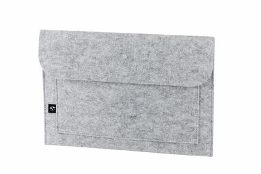 FELPY SLEEVE Сумка для ноутбука з переробленої повсті (100% rPET) світло-сірий - 92383-123- Фото №1