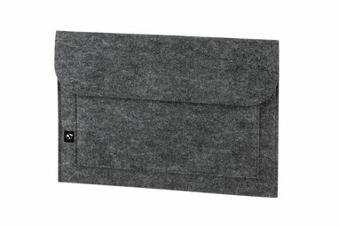 FELPY SLEEVE Сумка для ноутбука з переробленої повсті (100% rPET) темно-сірий - 92383-133- Фото №2