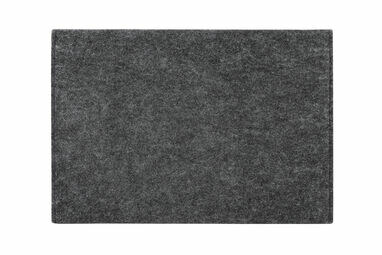 FELPY SLEEVE Сумка для ноутбука з переробленої повсті (100% rPET) темно-сірий - 92383-133- Фото №4