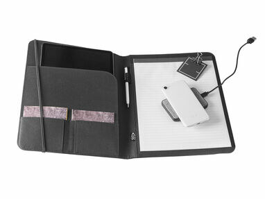 EMERGE FOLDER II. Папка А4 з 100% rPET 300D на еластичній застібці чорний - 93580-103- Фото №1 EMERGE FOLDER II. Папка А4 з 100% rPET 300D на еластичній застібці чорний - 93580-103- Фото №1