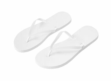 MAUPITI L / XL. Зручні капці з підошвою з PE і ремінцями з PVC білий - 95085-106- Фото №2