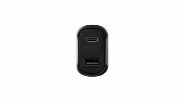 DIRAC Адаптер прикурювача з портом USB-A 18 Вт та USB-C 20 Вт із 100% rABS чорний - 97189-103- Фото №2