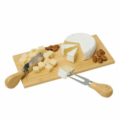 Набор для вина и сыра BAMBOO WINE коричневый, серебряный - 56-0301159- Фото №8