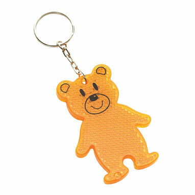 Светоотражающий брелок TEDDY оранжевый - 56-0402527- Фото №1
